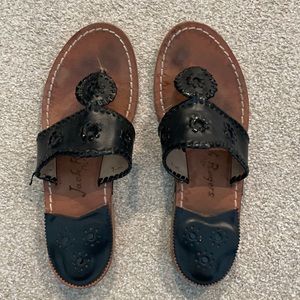 Black Jack Rogers Flat Sandals